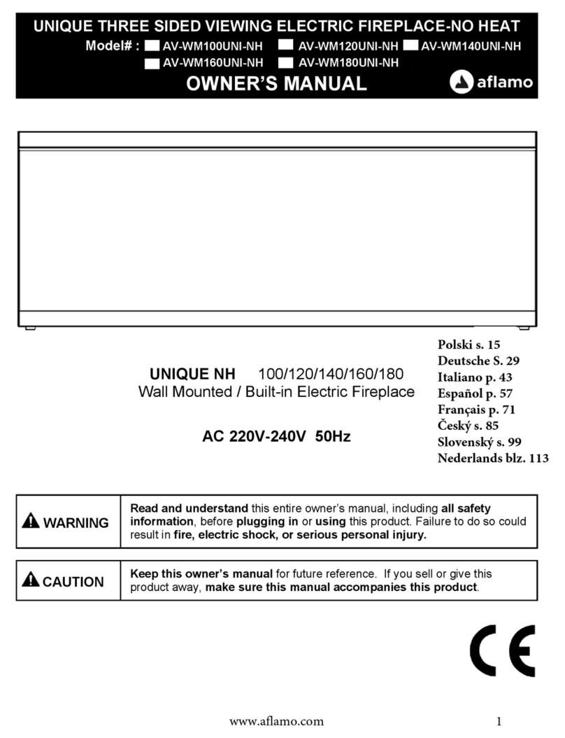 AFLAMO AV-WM100UNI-NH owner's manual