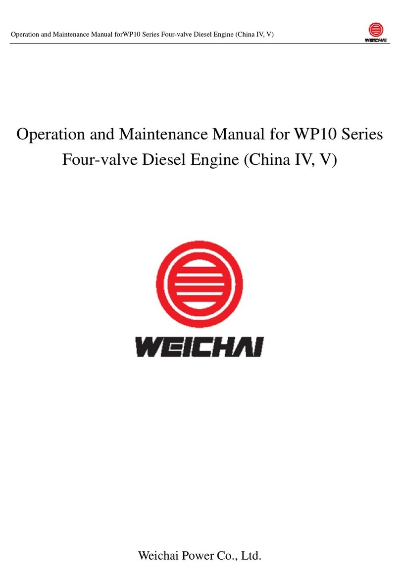 WEICHAI WP10 Operation and maintenance manual