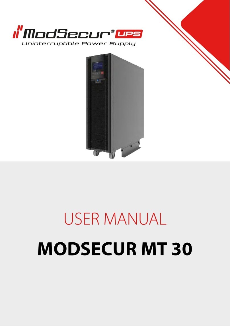 MAXIGLOBAL MODSECUR MT 30 user manual