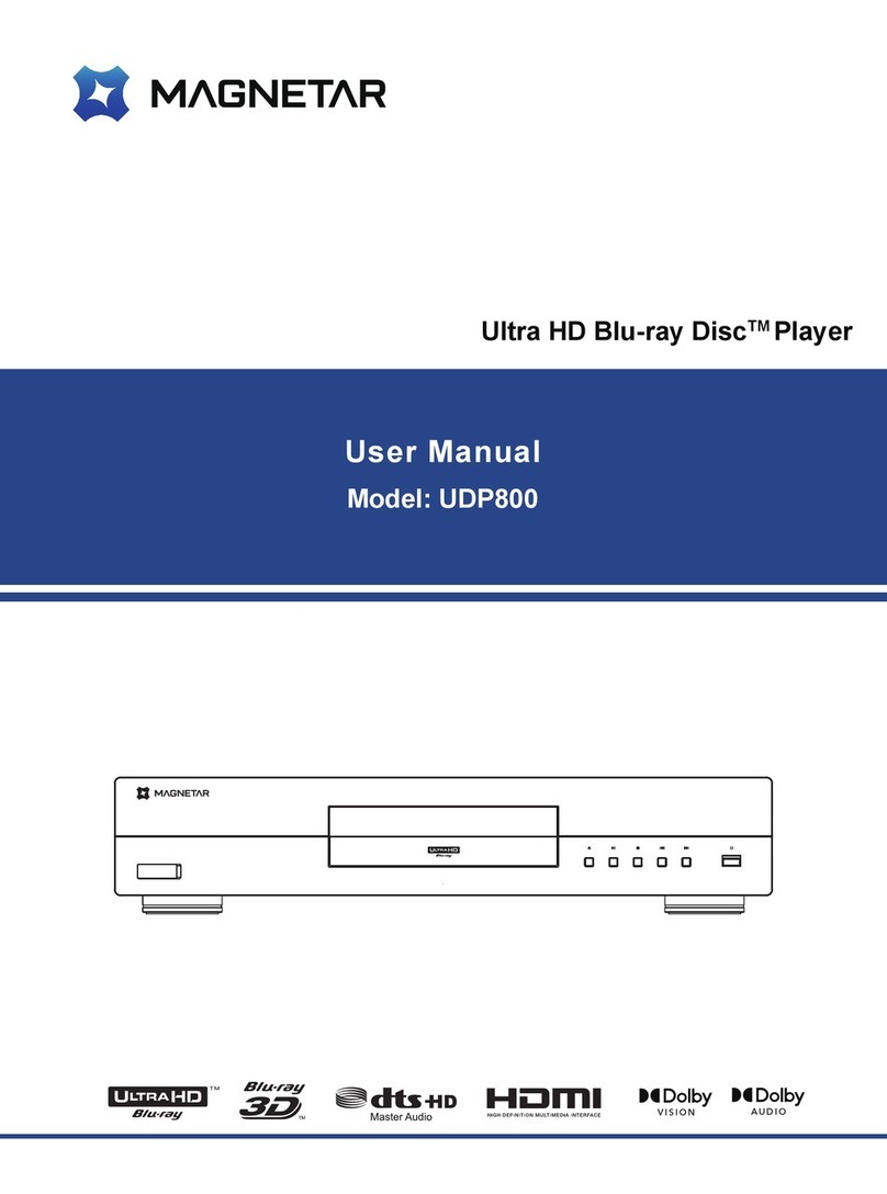 Magnetar UDP800 user manual