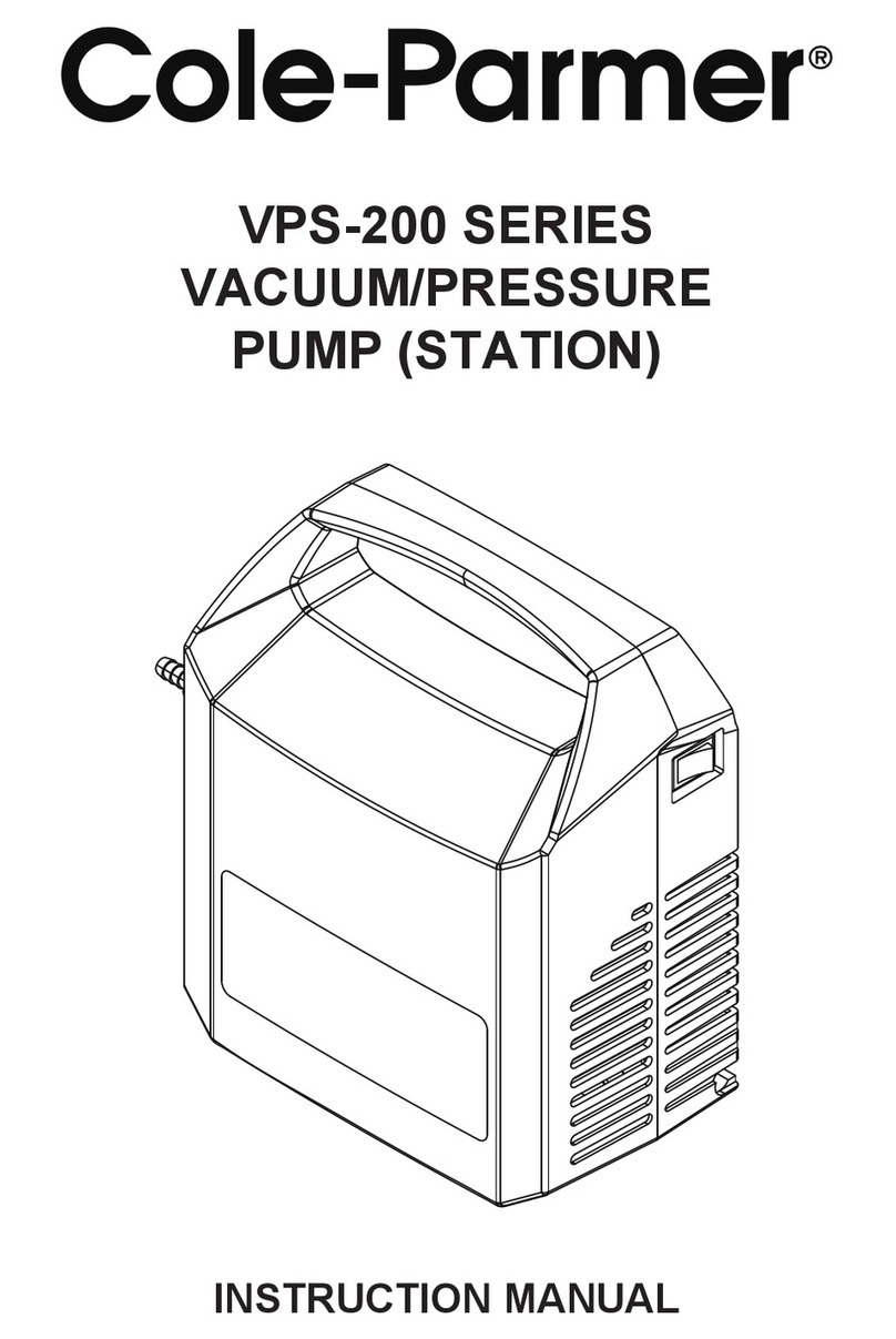 Cole Parmer VPS-200 Series instruction manual Cole Parmer VPS-200 Series instruction manual