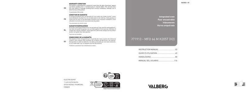 Electro Depot Valberg MFO 66 M K205T instruction manual