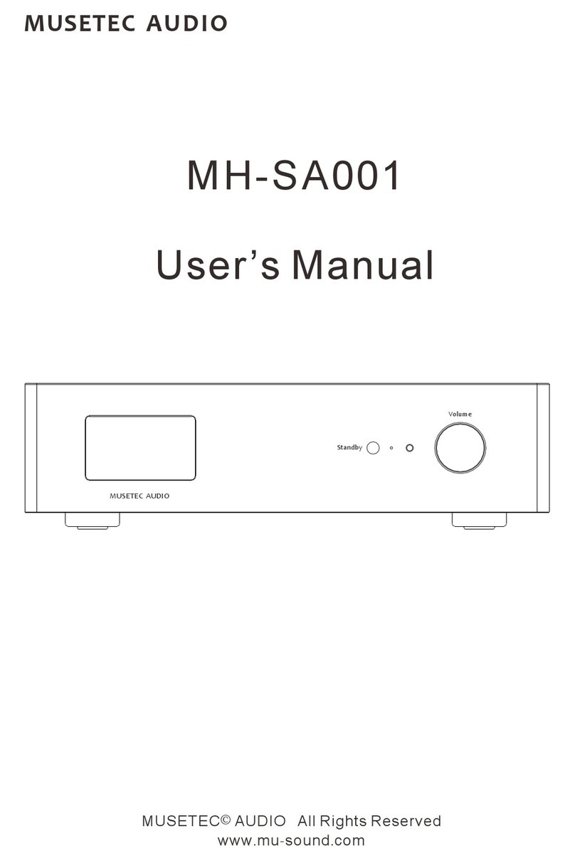 MUSETEC AUDIO MH-SA001 user manual