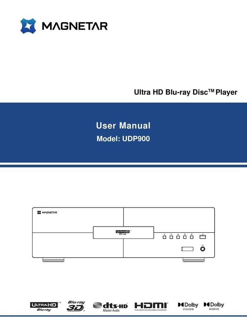 Magnetar UDP900 user manual