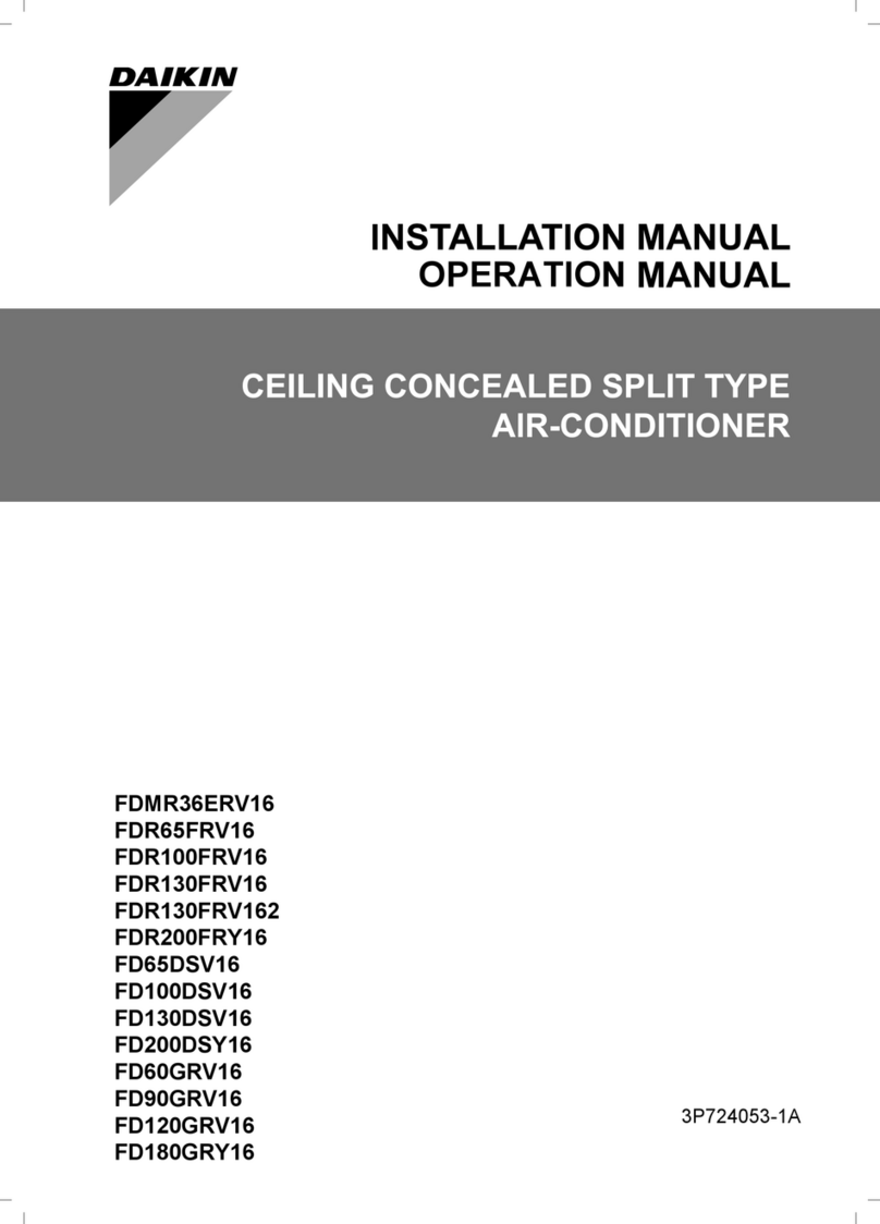 Daikin FDMR36ERV16 User manual