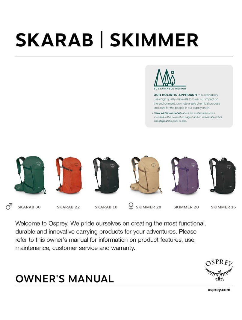 Osprey SKARAB 30 User manual Osprey SKARAB 30 User manual
