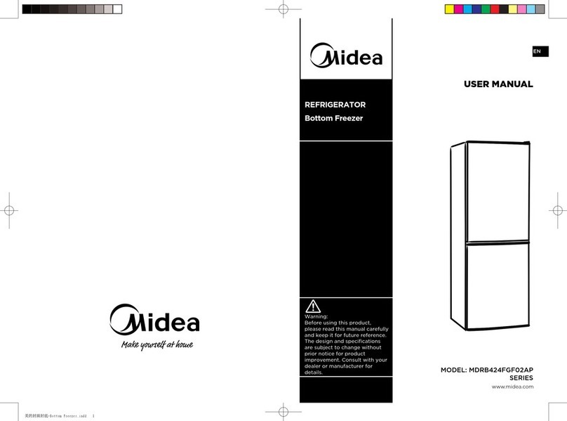 Midea MDRB424FGF02AP Series User manual
