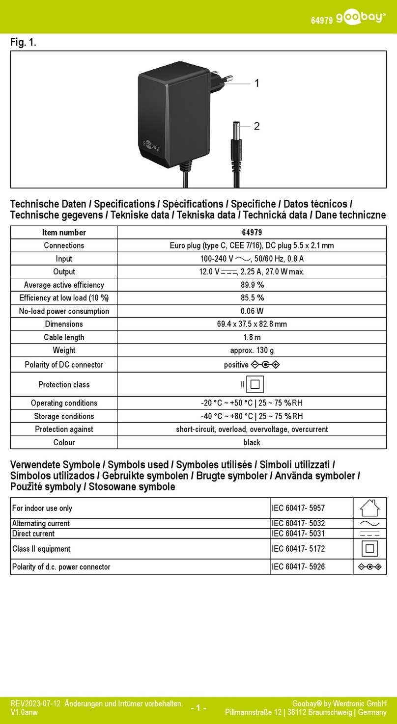 Goobay 64979 user manual