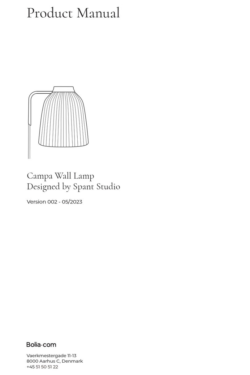 Bolia Campa product manual