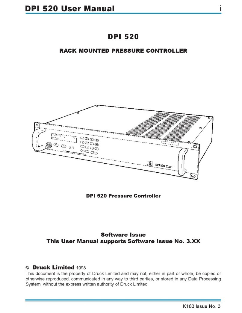 Druck DPI 520 user manual