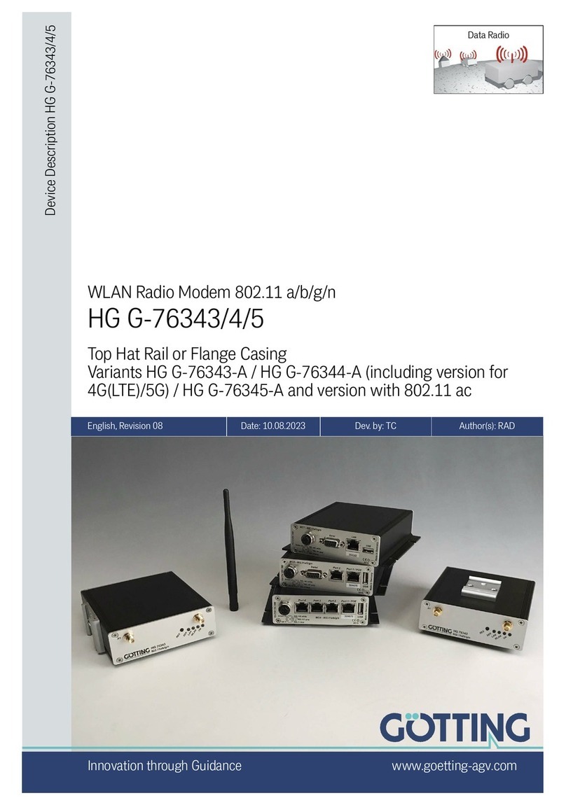 Gotting HG G-76343 manual