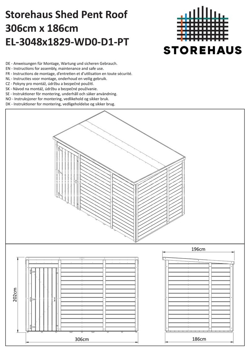 STOREHAUS EL-3048x1829-WD0-D1-PT Instructions for assembly, maintenance and safe use