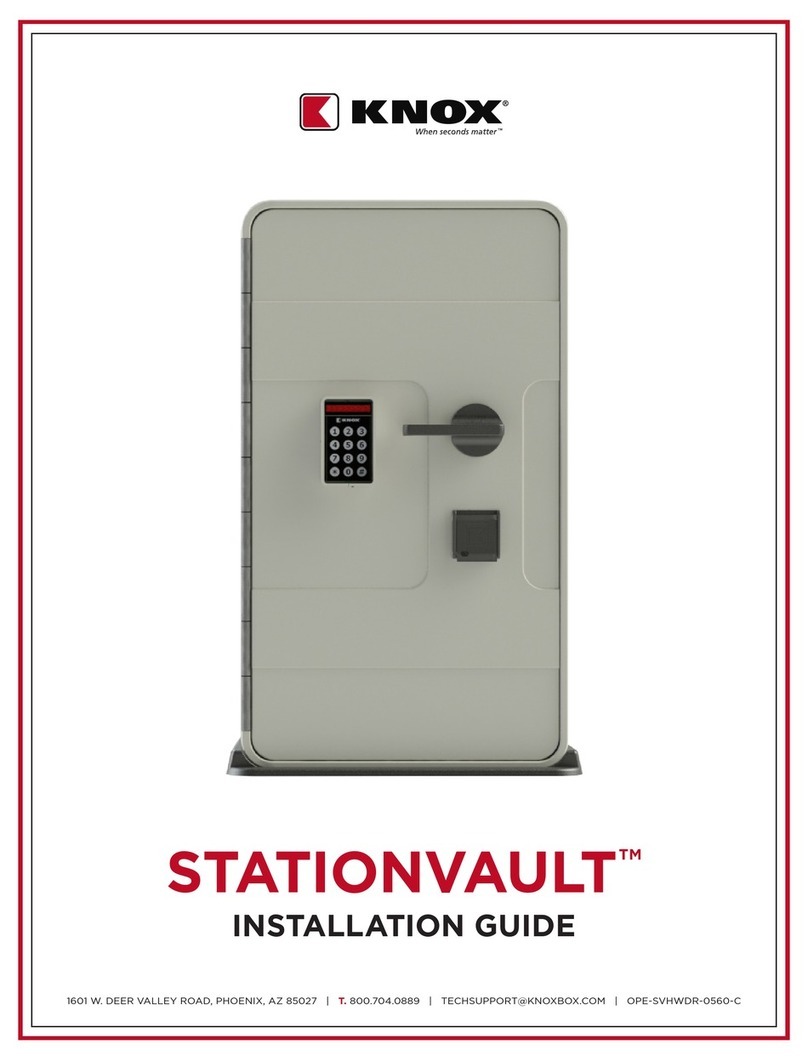Knox STATIONVAULT installation guide