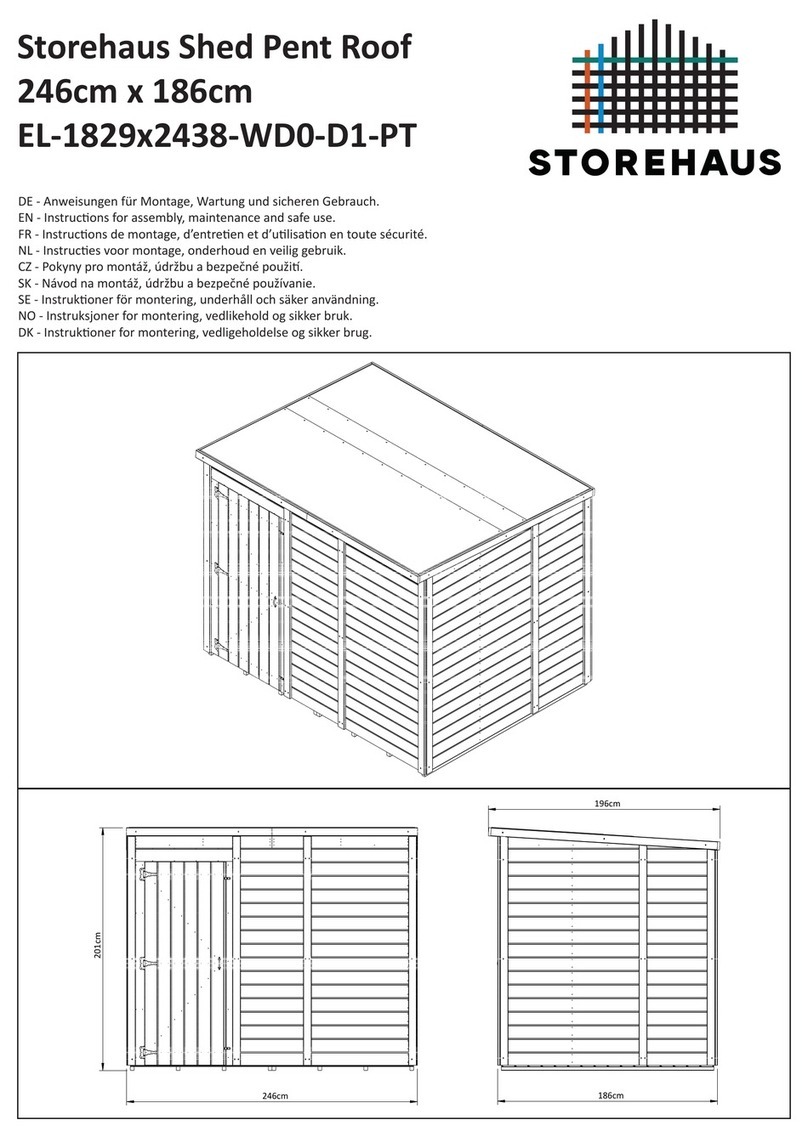 STOREHAUS EL-1829x2438-WD0-D1-PT Instructions for assembly, maintenance and safe use STOREHAUS EL-1829x2438-WD0-D1-PT Instructions for assembly, maintenance and safe use