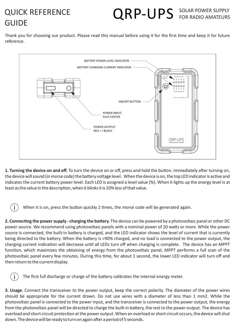 IDEATRONIK QRP-UPS Quick reference guide