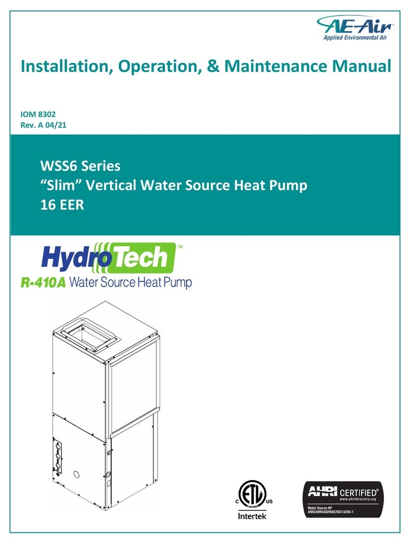 AE-Air WSS6 Series Installation, operation & maintenance manual AE-Air WSS6 Series Installation, operation & maintenance manual
