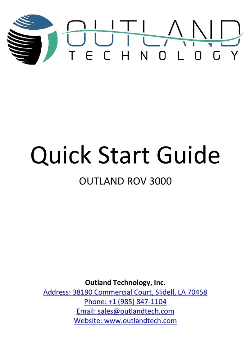 Outland Technology ROV 3000 quick start guide Outland Technology ROV 3000 quick start guide