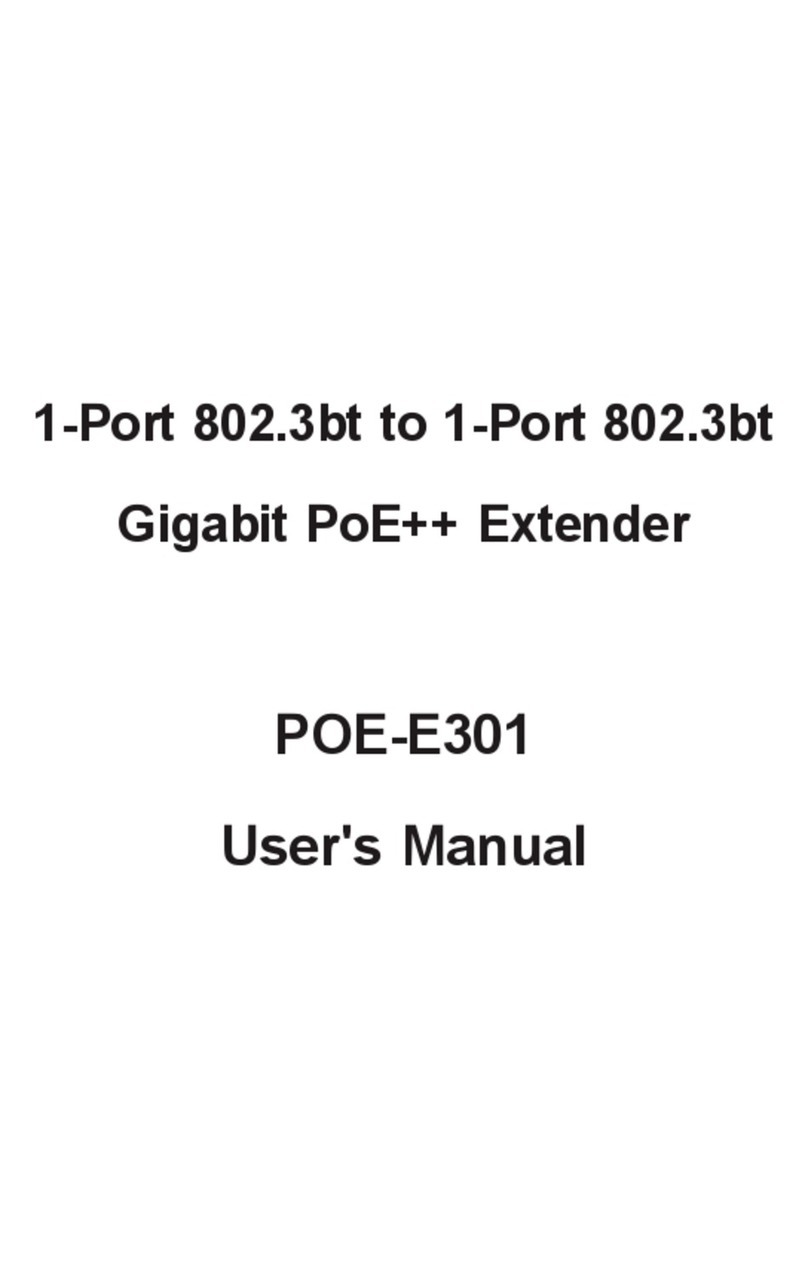 Planet POE-E301 user manual