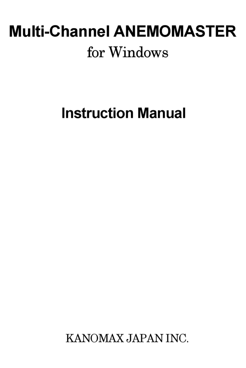 Kanomax 1550 instruction manual