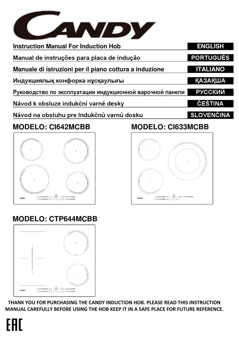 Candy CI642MCBB instruction manual