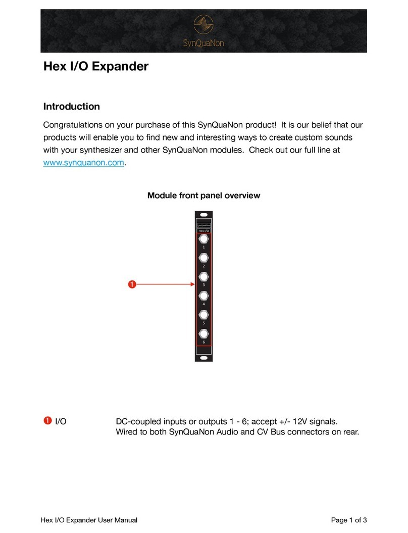 SynQuaNon Hex I/O Expander quick start guide
