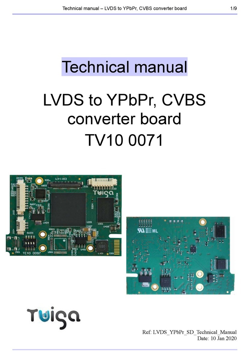 Twiga TV10 0071 Technical manual