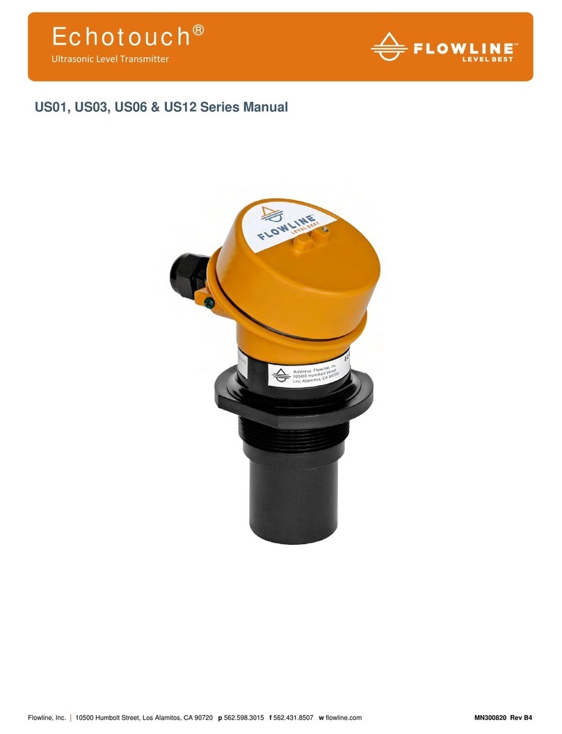 Echotouch FLOWLINE US01 Series manual