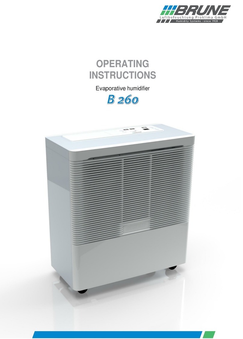 Brune B 260 User manual