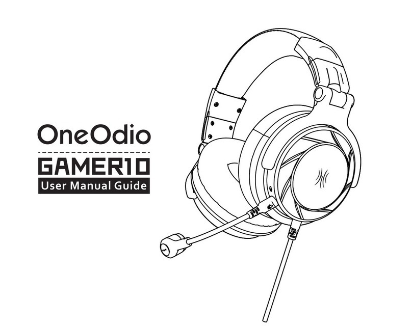 OneOdio GAMER10 User's manual guide