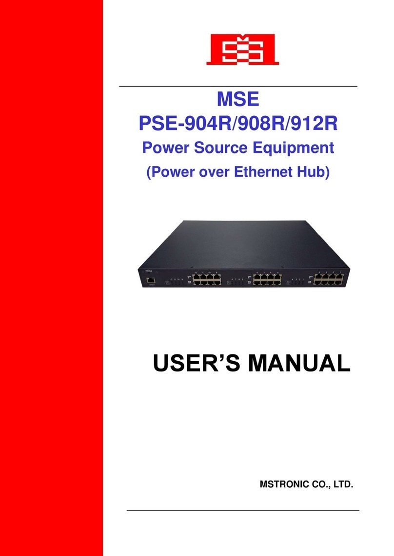 MSTRONIC PSE-904R user manual
