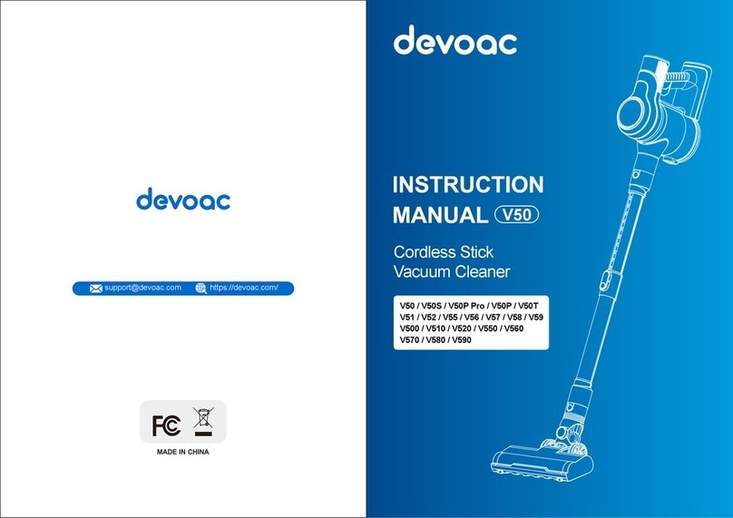 devoac V50 instruction manual
