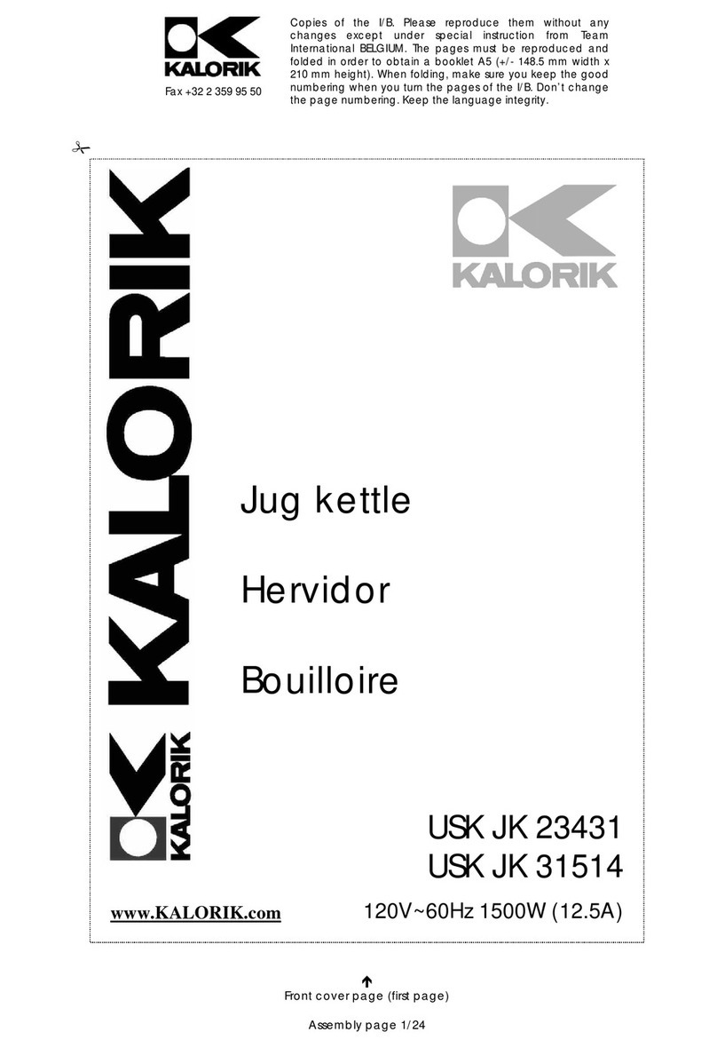 Kalorik USK JK 31514 operating instructions