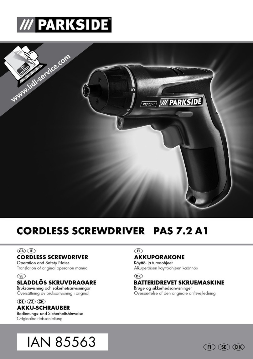 Parkside 85563 User manual