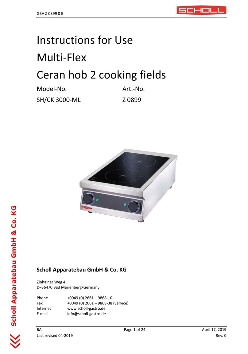 Scholl SH/CK 3000-ML User manual
