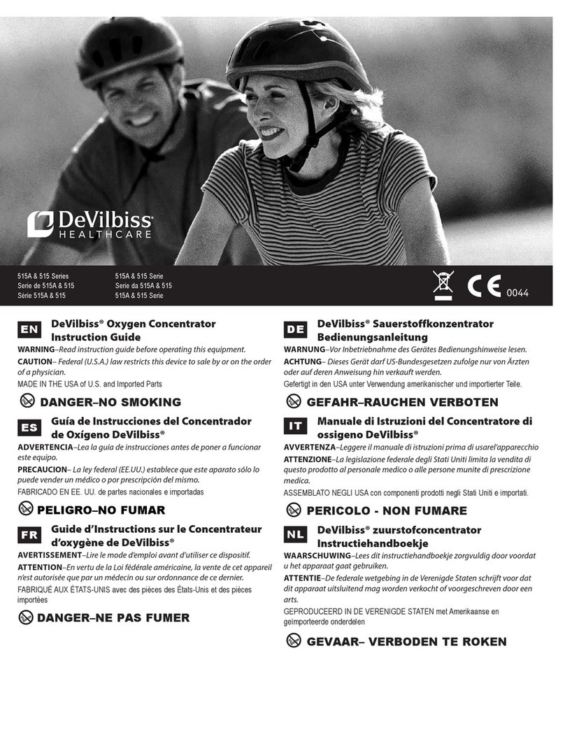 DeVilbiss Healthcare 515A Series Instruction guide