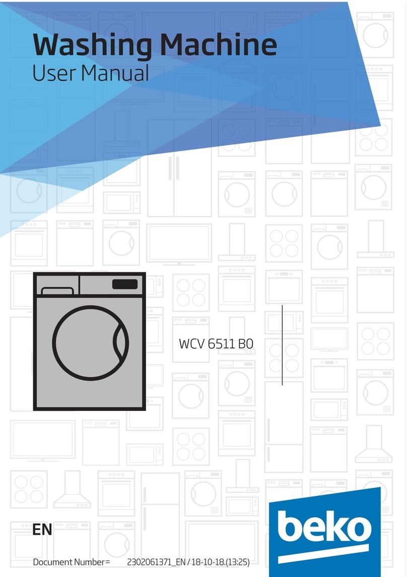Beko WCV 6511 B0 user manual