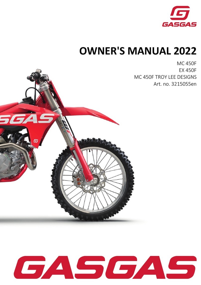GAS GAS MC 450F 2022 User manual