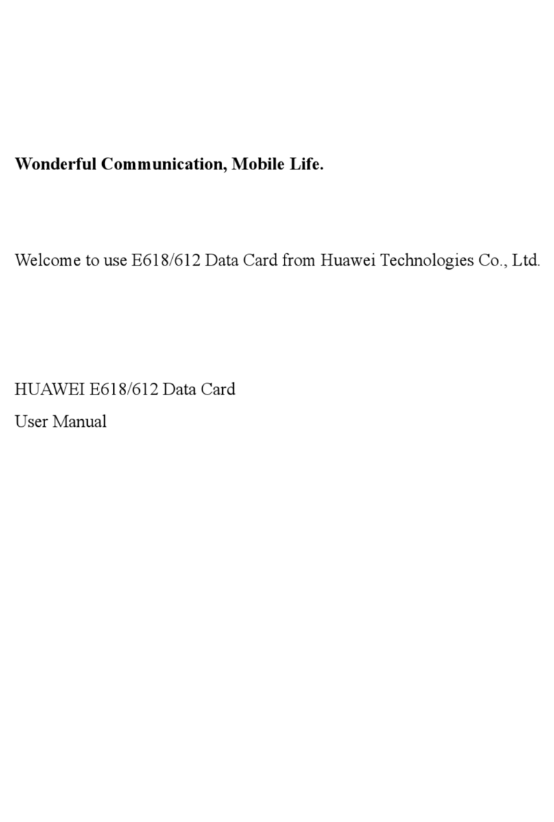 Huawei E618 User manual