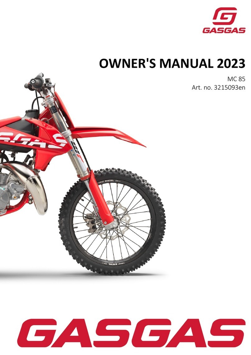 GAS GAS MC 85 2023 User manual