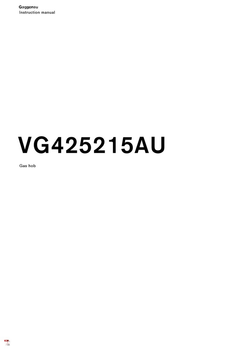 Gaggenau VG425215AU User manual