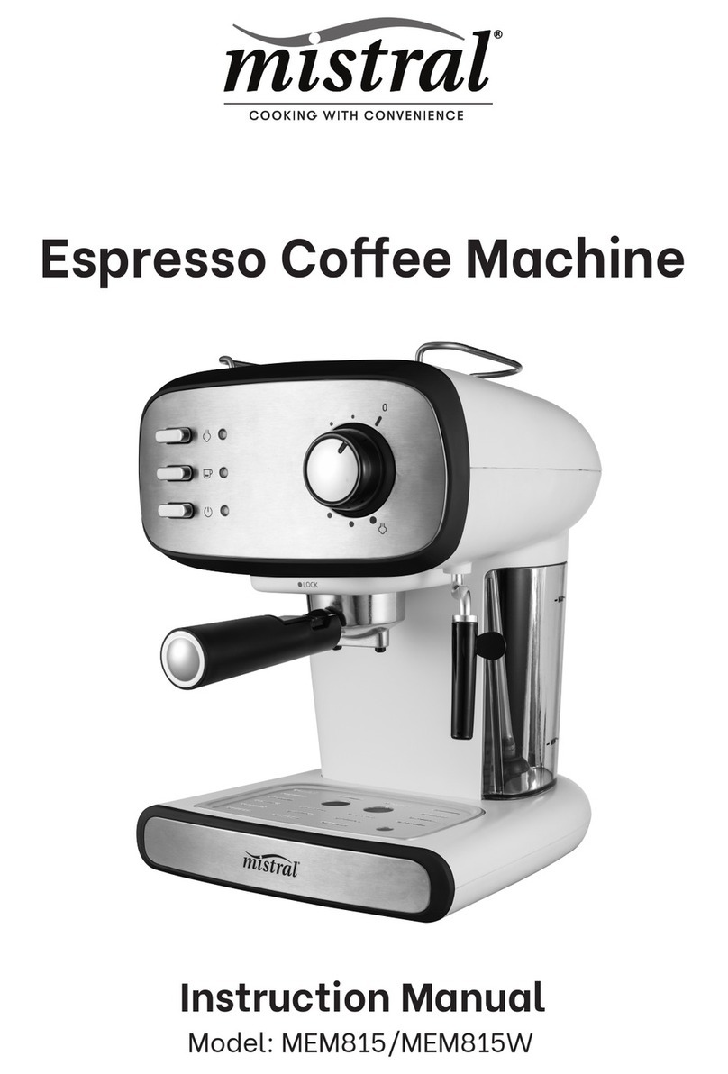 Mistral MEM815W User manual