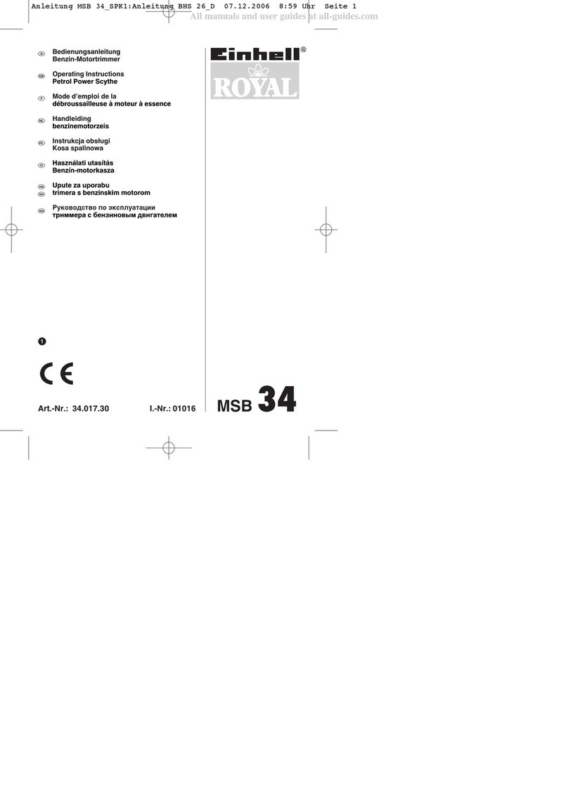 EINHELL ROYAL MSB 34 User manual