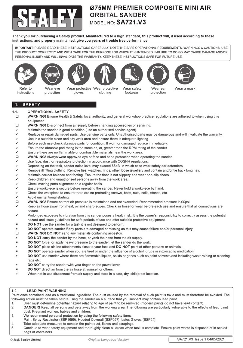 Sealey SA721.V3 User manual