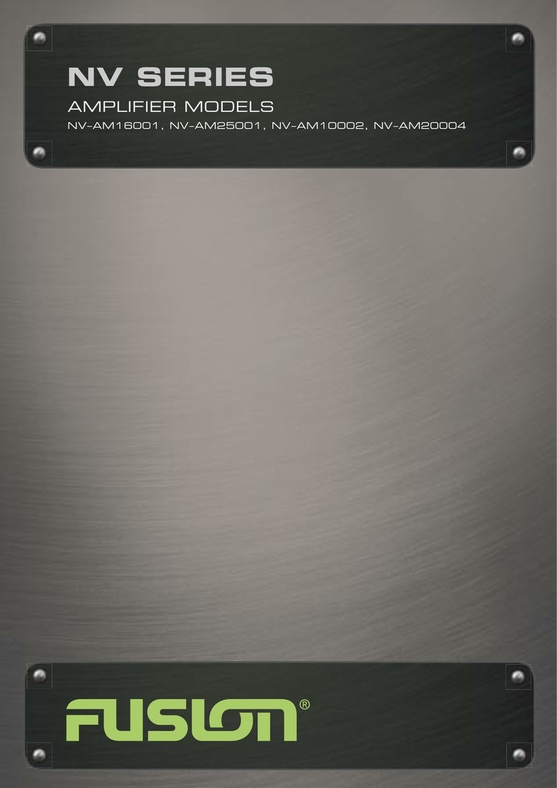 Fusion NV Series User manual
