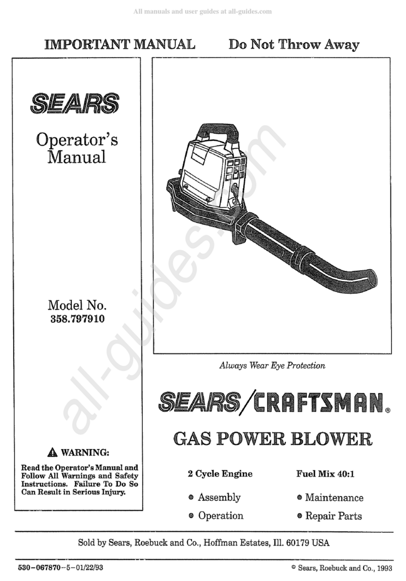 Sears Craftsman 358.797910 Operator's manual