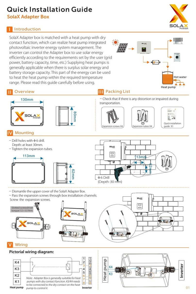 Solax Adapter Box User manual