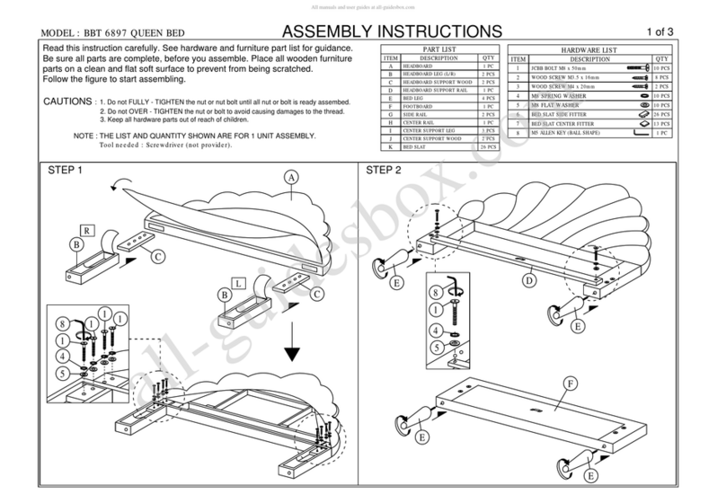 GUIDESSIMO BBT 6897 Assembly instructions GUIDESSIMO BBT 6897 Assembly instructions