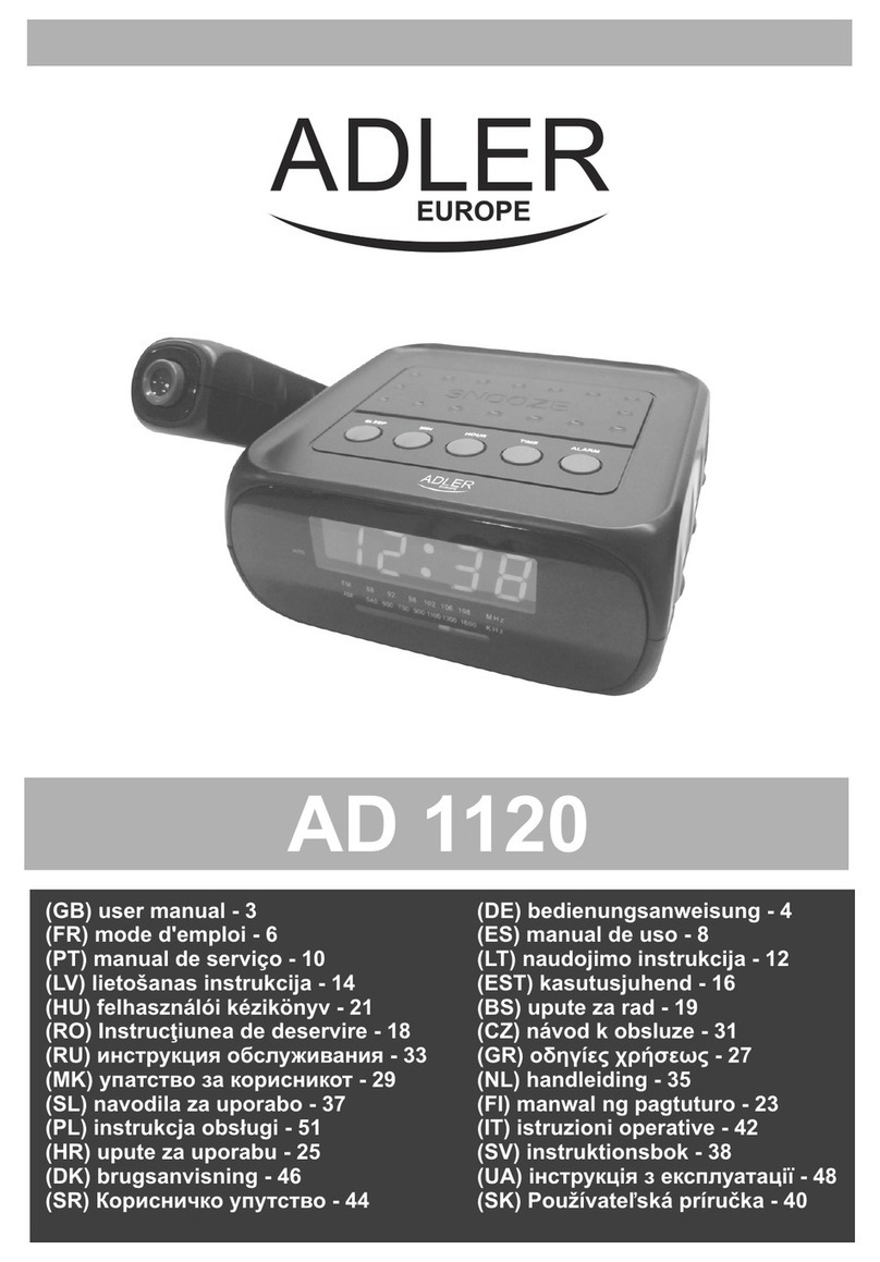 Adler Europe AD 1120 user manual