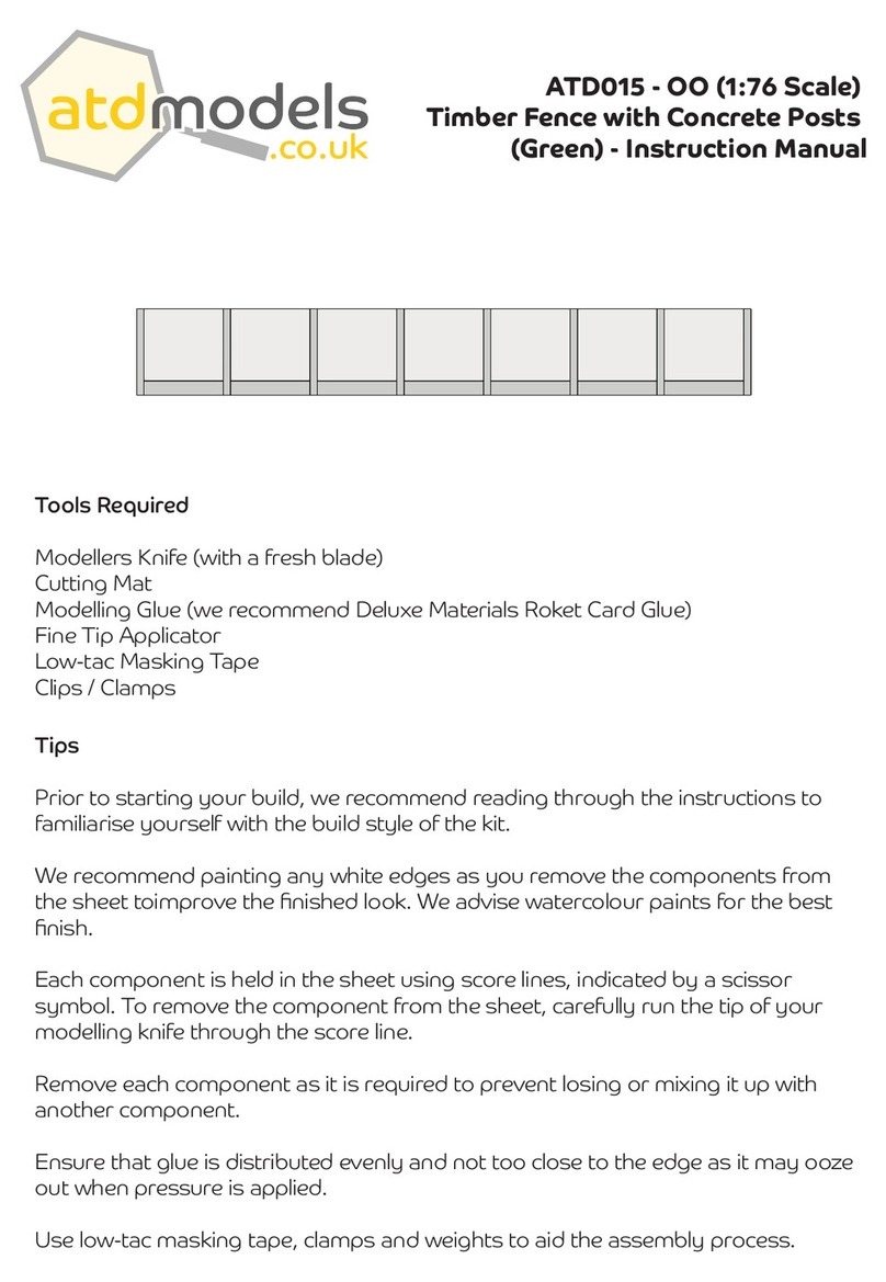 atd models ATD015 instruction manual