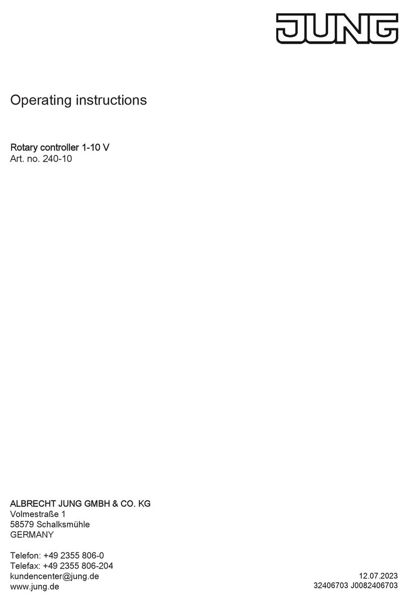 Jung 240-10 User manual
